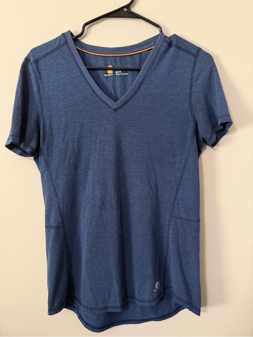 Carhartt Force Women’s V-Neck Short Sleeve Performance T-Shirt Size Small S